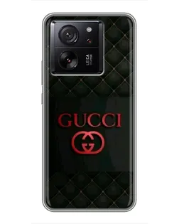 Чохол для Xiaomi Redmi K90 з картинкою «Gucci — стьобаний чорний»