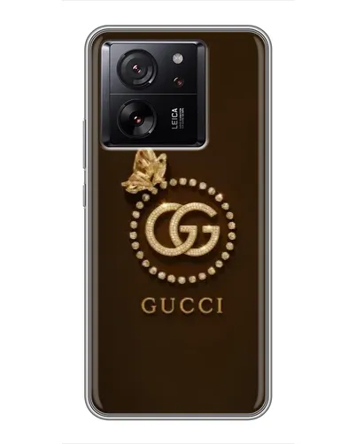 Чохол для Xiaomi Redmi K90 з картинкою «Gucci — золотий метелик»