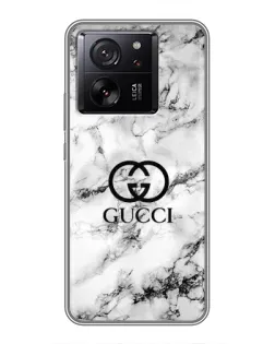 Чохол для Xiaomi Redmi K90 з картинкою «Gucci — мармуровий шик»