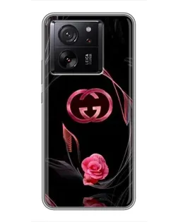 Чохол для Xiaomi Redmi K90 з картинкою «Gucci — неонова троянда»
