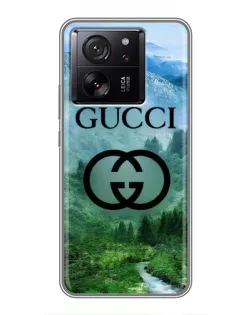 Чохол для Xiaomi Redmi K90 з картинкою «Gucci — гірський пейзаж»