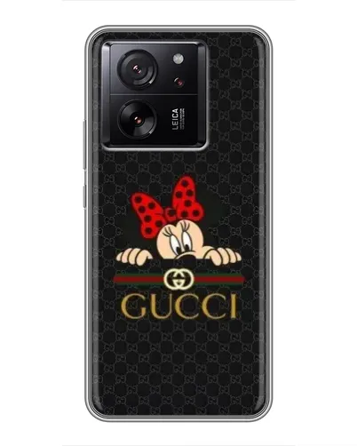Чохол для Xiaomi Redmi K90 з картинкою «Мінні Маус Gucci — чорний»