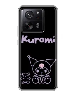 Чохол для Xiaomi Redmi K90 з картинкою «Kuromi — чорний мінімалізм»