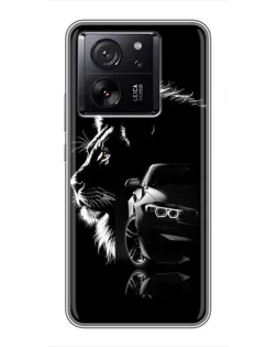 Чохол для Xiaomi Redmi K90 з картинкою «BMW та лев»