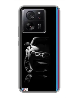 Чохол для Xiaomi Redmi K90 з картинкою «Силует BMW в темряві»