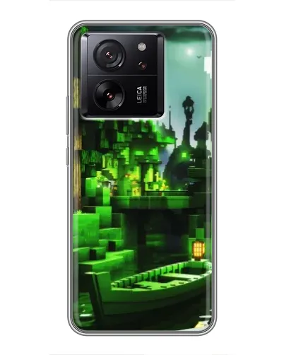 Чохол для Xiaomi Redmi K90 з картинкою «Minecraft лісовий пейзаж»
