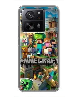 Чохол для Xiaomi Redmi K90 з картинкою «Замок Minecraft»