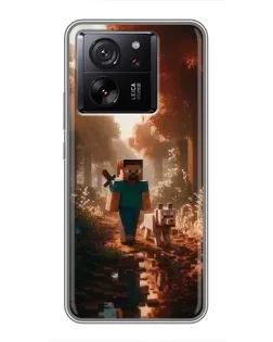 Чохол для Xiaomi Redmi K90 з картинкою «Стів у лісі»