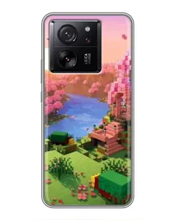 Чохол для Xiaomi Redmi K90 з картинкою «Рожеве дерево Minecraft»