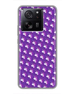Чехол для Xiaomi Redmi K90 с картинкой «Единороги на фиолетовом»