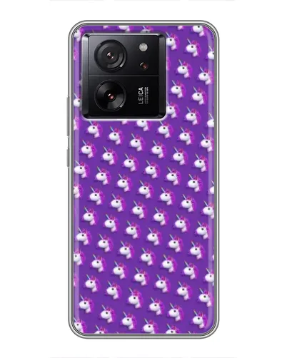 Чехол для Xiaomi Redmi K90 с картинкой «Единороги на фиолетовом»