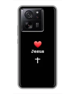 Чехол для Xiaomi Redmi K90 с картинкой «Сердце - Jesus» Чехол для Xiaomi Redmi K90 с картинкой «Сердце - Jesus»