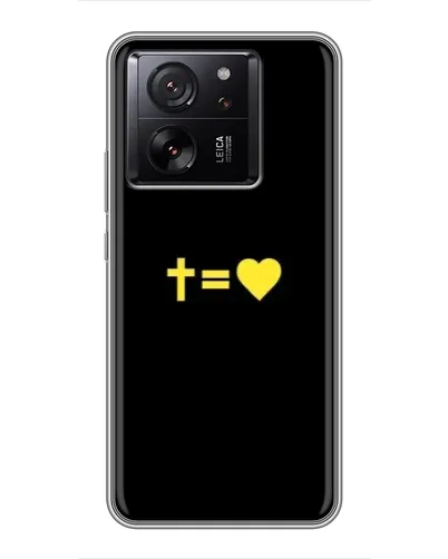 Чехол для Xiaomi Redmi K90 с картинкой «Сердце и Крест»