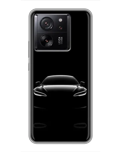 Чехол для Xiaomi Redmi K90 с картинкой «Силуэт Tesla Night»