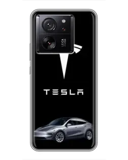 Чехол для Xiaomi Redmi K90 с картинкой «Tesla Model Y»