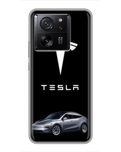 Чехол для Xiaomi Redmi K90 с картинкой «Tesla Model Y»