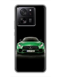 Чохол для Xiaomi Redmi K90 з картинкою «Mercedes — неоновий лого»