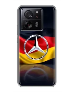 Чохол для Xiaomi Redmi K90 з картинкою «Mercedes — прапор Німеччини»