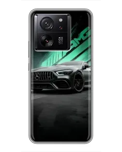 Чохол для Xiaomi Redmi K90 з картинкою «Темний Mercedes AMG»