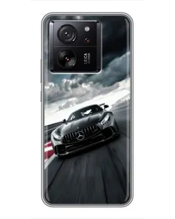 Чохол для Xiaomi Redmi K90 з картинкою «Гоночний Mercedes AMG»