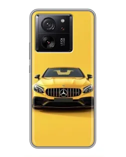 Чохол для Xiaomi Redmi K90 з картинкою «Жовтий Mercedes GT»