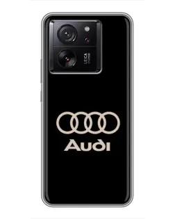 Чохол для Xiaomi Redmi K90 з картинкою «Audi — золотий логотип»