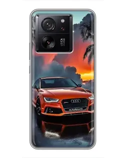 Чохол для Xiaomi Redmi K90 з картинкою «Audi — захід сонця»