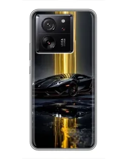 Чехол для Xiaomi Redmi K90 с картинкой «Ночной Lamborghini драйв»
