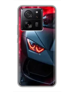 Чехол для Xiaomi Redmi K90 с картинкой «Lamborghini красное сияние»