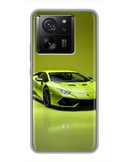 Чехол для Xiaomi Redmi K90 с картинкой «Салатовый Lamborghini Huracan»