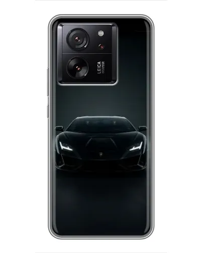 Чехол для Xiaomi Redmi K90 с картинкой «Черный Lamborghini Aventador»