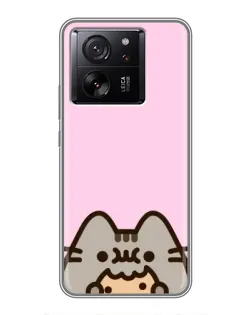 Чехол для Xiaomi Redmi K90 с картинкой «Pusheen и печенье» Чехол для Xiaomi Redmi K90 с картинкой «Pusheen и печенье»