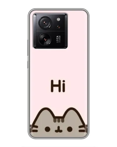 Чехол для Xiaomi Redmi K90 с картинкой «Пушин говорит Hi» Чехол для Xiaomi Redmi K90 с картинкой «Пушин говорит Hi»