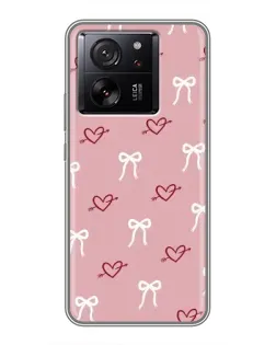Чохол для Xiaomi Redmi K90 з картинкою «Серця та банти»