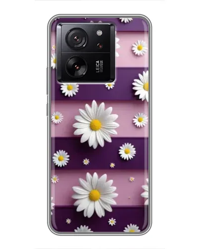 Чохол для Xiaomi Redmi K90 з картинкою «Ромашки на фіолетовому»