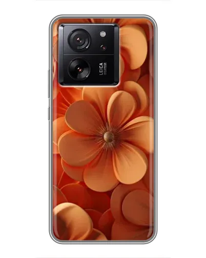 Чохол для Xiaomi Redmi K90 з картинкою «Помаранчева макро квітка»