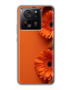 Чехол для Xiaomi Redmi K90 с картинкой «Оранжевые герберы»