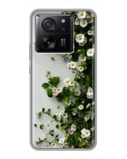 Чехол для Xiaomi Redmi K90 с картинкой «Ветка мелких белых цветов»