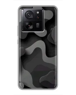 Чехол для Xiaomi Redmi K90 с картинкой «Темный абстрактный камуфляж»