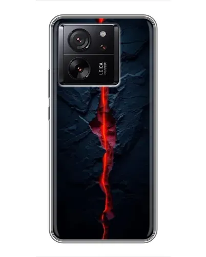 Чехол для Xiaomi Redmi K90 с картинкой «Kрасная лавовая трещина»