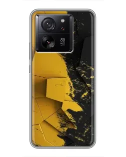 Чехол для Xiaomi Redmi K90 с картинкой «Золотые осколки геометрии»