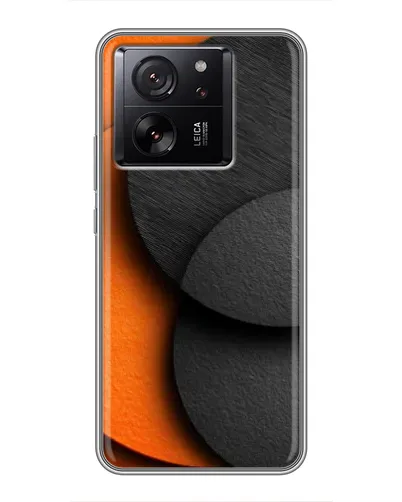 Чехол для Xiaomi Redmi K90 с картинкой «Геометрия оранжевых кругов»