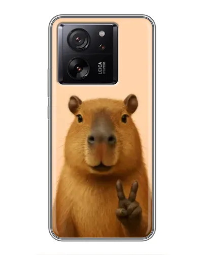 Чехол для Xiaomi Redmi K90 с картинкой «Капибара виктория»