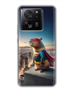 Чехол для Xiaomi Redmi K90 с картинкой «Капи-мен супергерой»