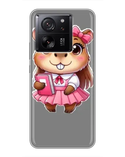 Чехол для Xiaomi Redmi K90 с картинкой «Девочка капибара»