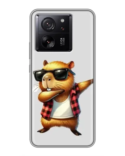 Чехол для Xiaomi Redmi K90 с картинкой «Капибара рэпер даб»