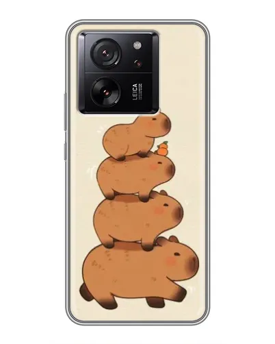 Чехол для Xiaomi Redmi K90 с картинкой «Башня из капибар»