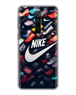 Чехол для Xiaomi Mi 9T Pro с картинкой «Коллекция кроссовок Nike»