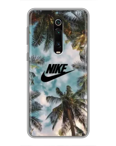 Чехол для Xiaomi Mi 9T Pro с картинкой «Тропический принт Nike» Чехол для Xiaomi Mi 9T Pro с картинкой «Тропический принт Nike»