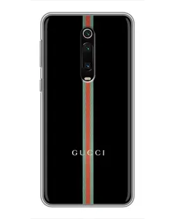 Чехол для Xiaomi Mi 9T Pro с картинкой «Gucci — строгая линия»
